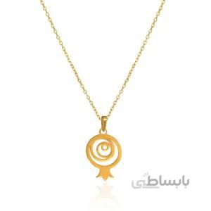 آویز طلا طرح انار یلدا کد LP617