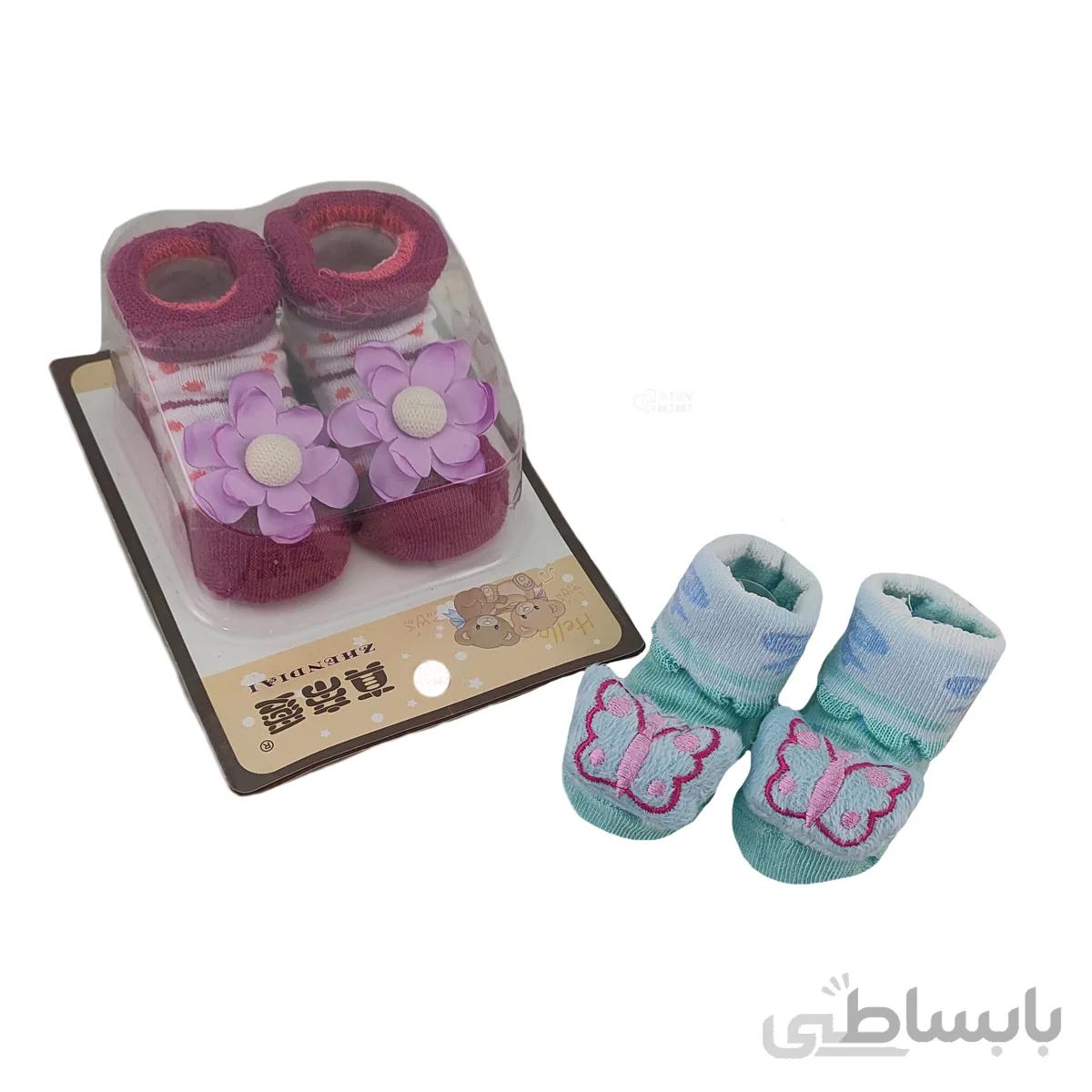 جوراب نقلی نوزادی مدل حیوانات