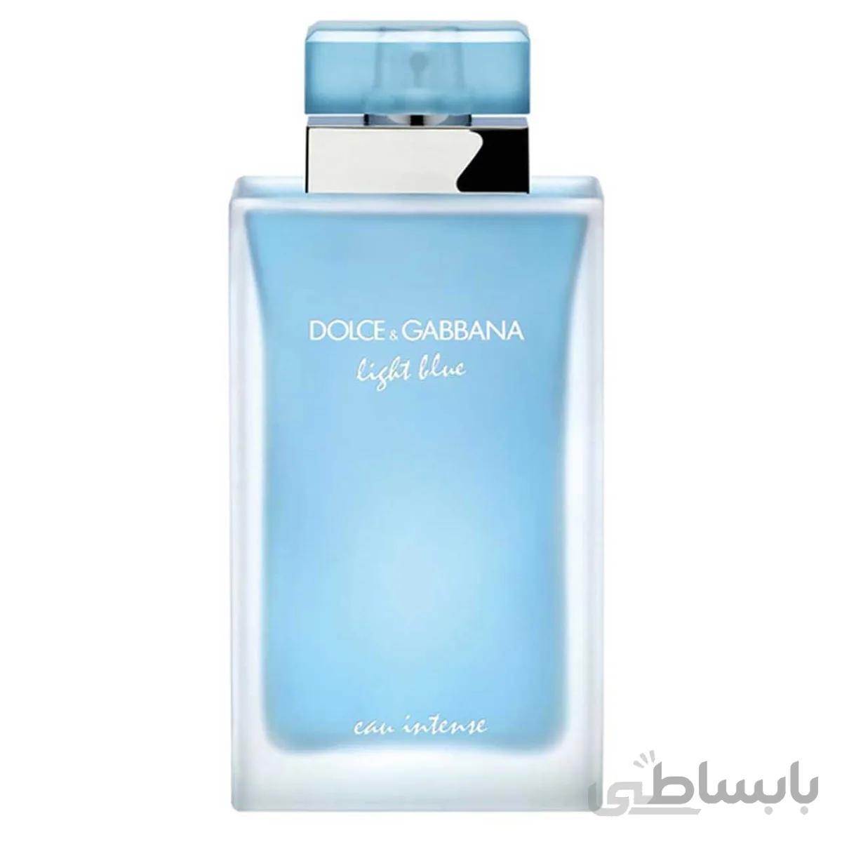 ادو پرفیوم زنانه دولچه اند گابانا مدل Light Blue Eau Intense حجم 100 میلی لیتر ا Dolce And Gabbana Light Blue Intense Eau De Parfum For Women 100ml