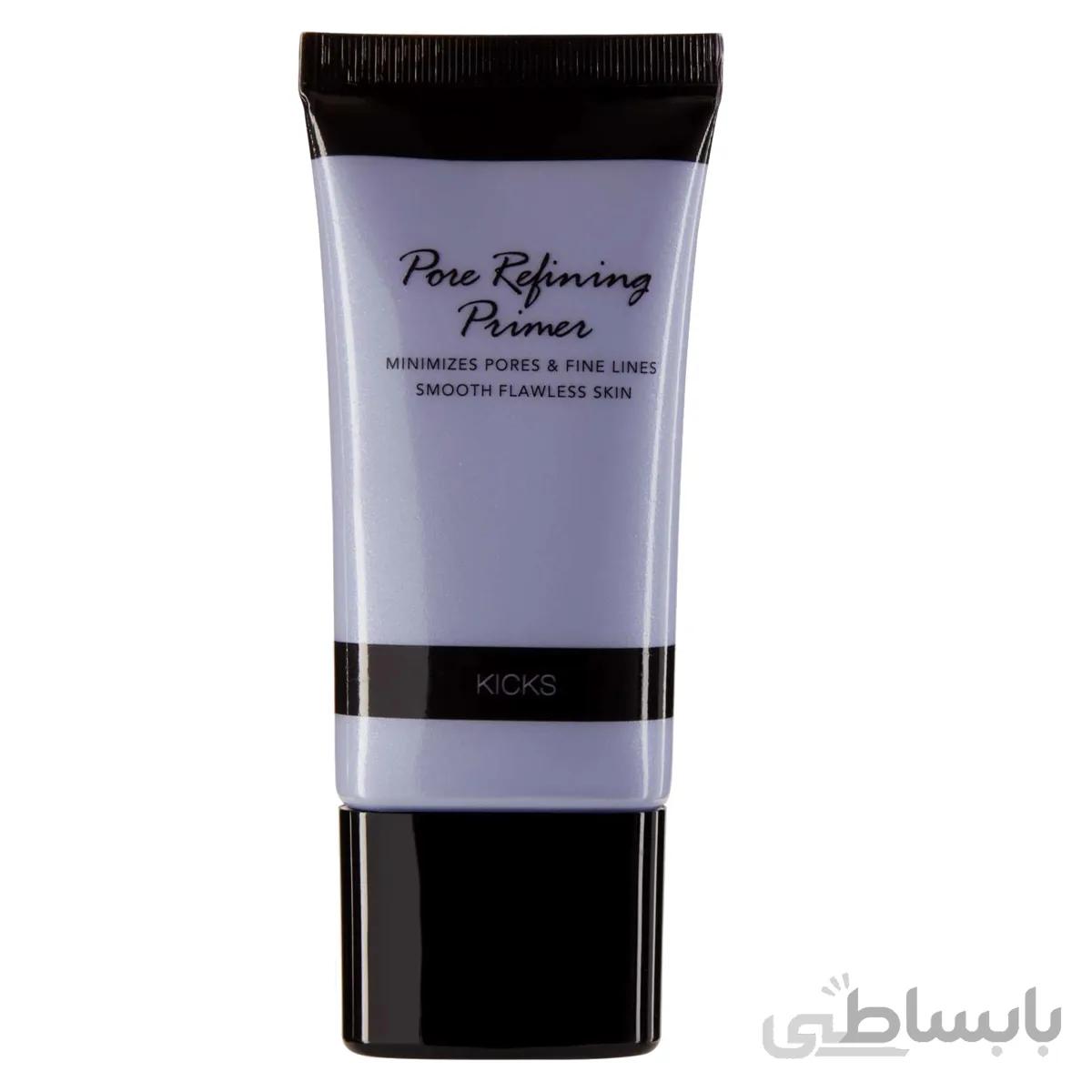 پرایمر کوچک کننده و پر کننده منافذ KICKS BEAUTY کیکس بیوتی حجم ۳۰ میل ا KICKS BeautyPore Refining Primer