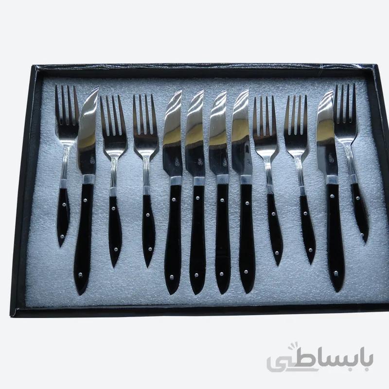 ست کارد و چنگال نگین زنجان
