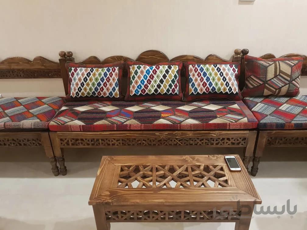 تشک سنتی چهل تکه گلیمی کد ۱۰۱۷۹۸