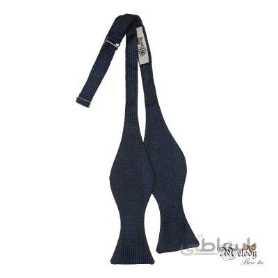 پاپیون سری مندو - گره باز (آبی خالدار)