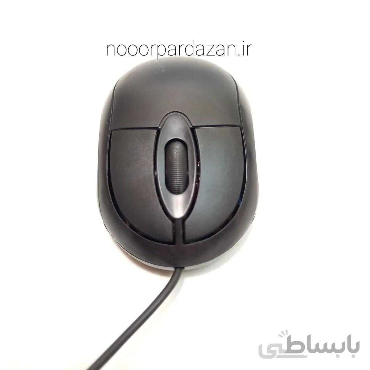 ماوس usb دارای سیم یک متری برند dpw مدل dw-100