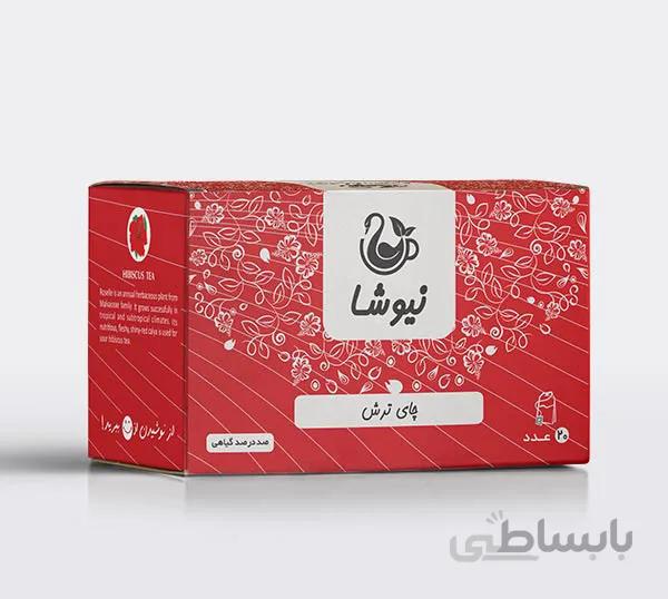 دمنوش خالص چای ترش کیسه ای نیوشا (20عددی)