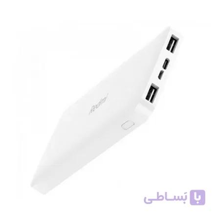 پاوربانک شیائومی مدل Xiaomi Redmi با ظرفیت 10000 میلی آمپر ساعت — تصویر 1