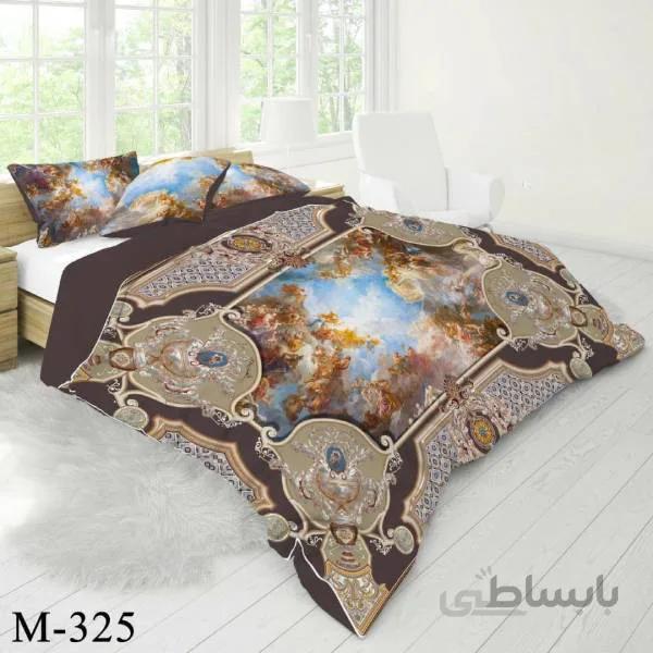 روتختی سه بعدی ساتن ابریشم ترک طرح مدرن - کد M 325