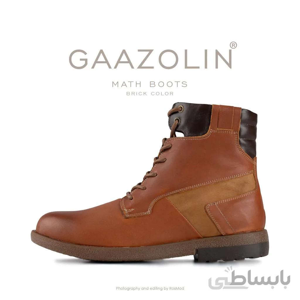 بوت مت گازولین عسلی تیره – GAAZOLIN Math Boots Brick