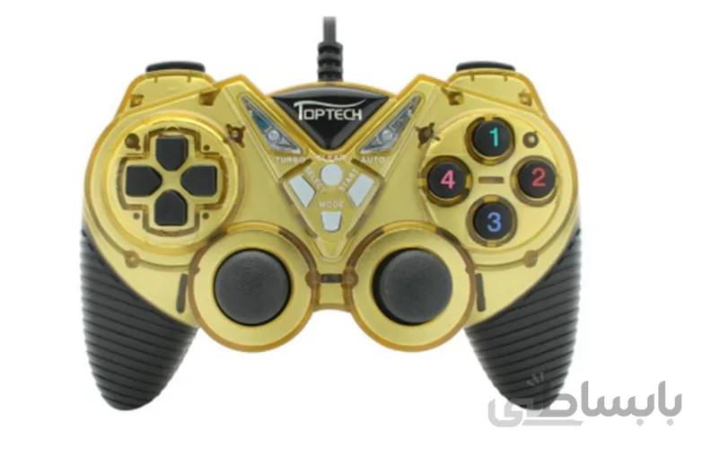 گیم پد شوک دار Toptech مدل JP-802S ا Toptech Shock Gamepad Model JP-802S