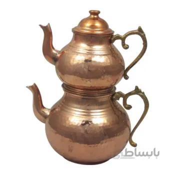 کتری و قوری مسی دسته برنجی توت کالا tootkala 1763