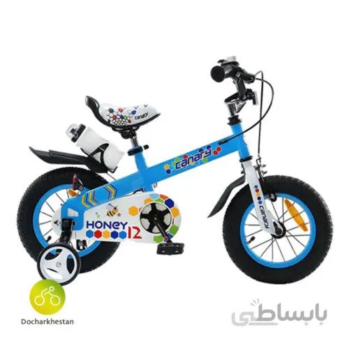 دوچرخه بچه گانه قناری مدل هانی سایز ۱۲