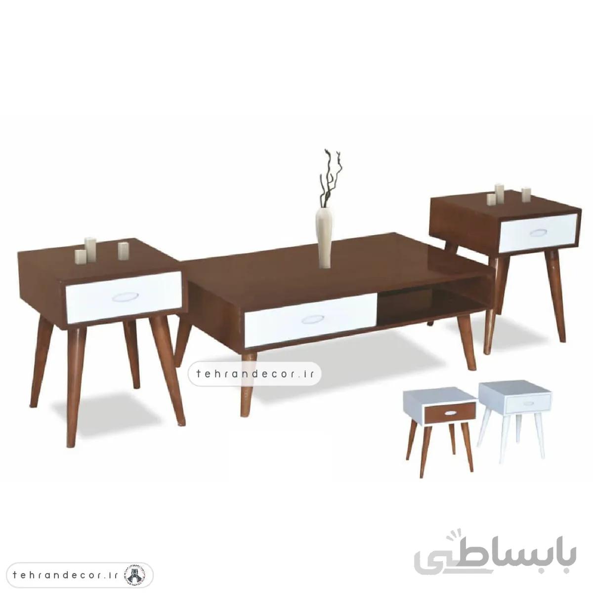 ست میز جلومبلی عسلی دورادو