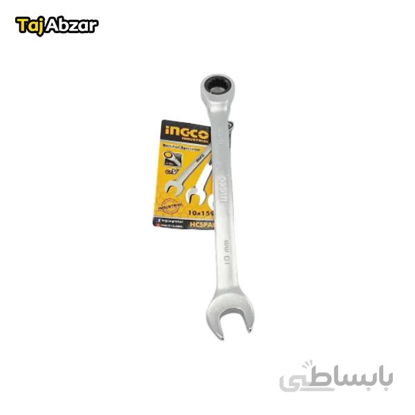 آچار یک سر جغجغه سایز 10 اینکو مدل HCSPAR101