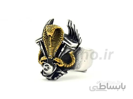انگشتر مردانه مار افعی وحشی-BEIER.R.1