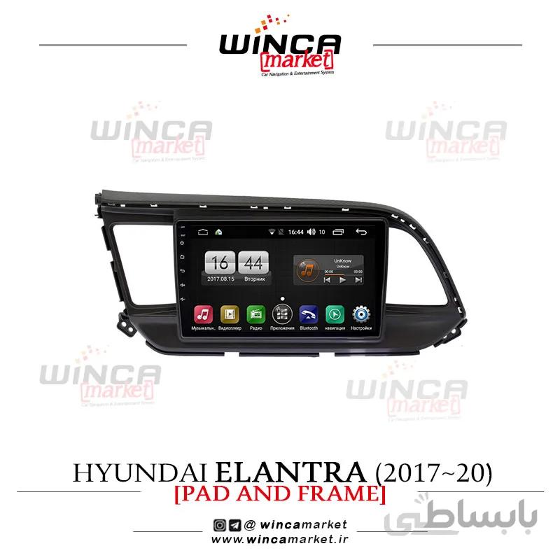 مانیتور اندروید فابریک هیوندای النترا ۲۰۱۷ تا ۲۰۲۰ وینکا سری s170 پلاس TL855