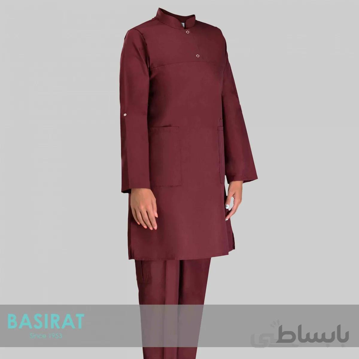 تونیک و شلوار اتاق عمل یقه دار(دارای رنگبندی)
