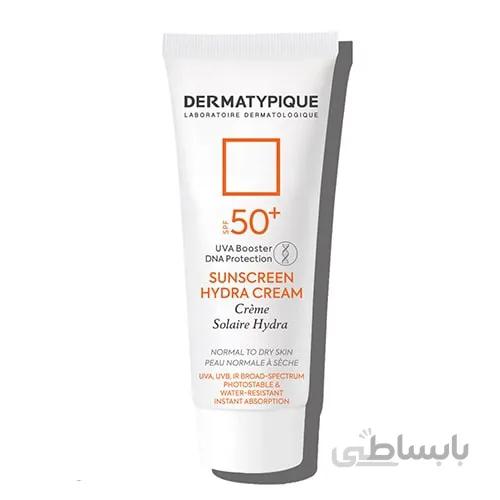 ضد آفتاب رنگی هیدرا پوست خشک +SPF50 درماتیپیک بژ طبیعی