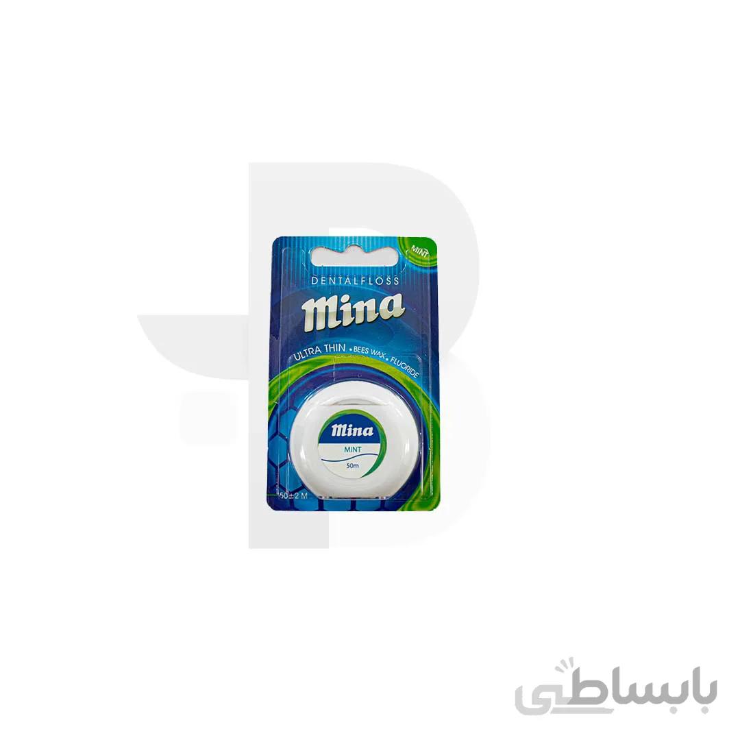 نخ دندان فوق نازک مینا مدل نعنا