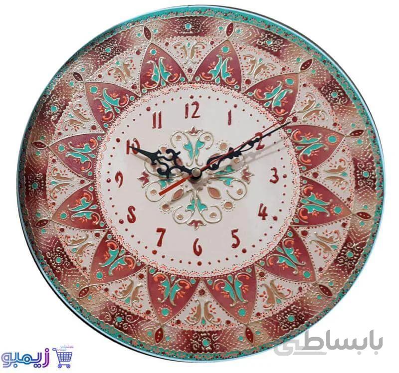 ساعت دیواری مدل نقطه کوبی ماندالا