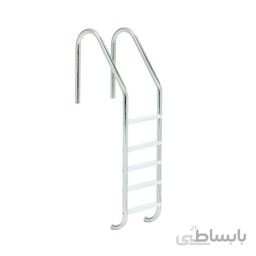 نردبان تمام استیل ۵ پله استیل استاندارد
