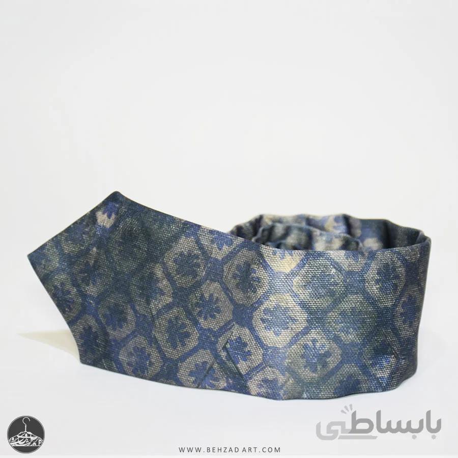 کراوات طرح تکسچر 1 نیلی