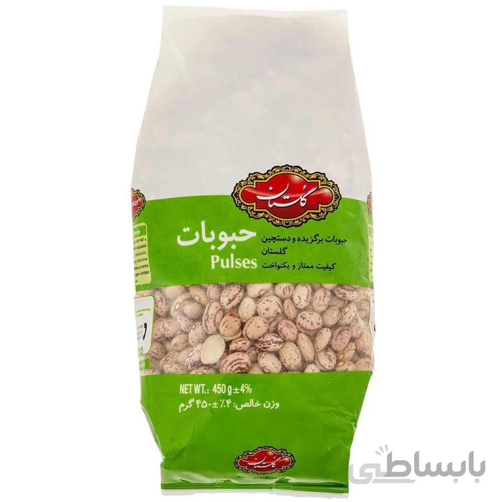 لوبیا چیتی گلستان ۴۵۰ گرمی ا -