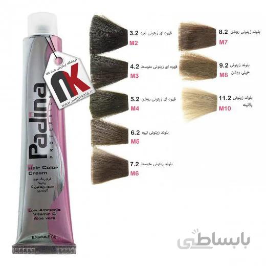 رنگ مو پادینا سری زیتونی M