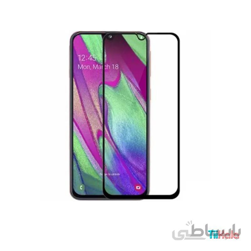 محافظ فول تمام صفحه شیشه ای مدل 9D مناسب برای موبایل سامسونگ A40/A01