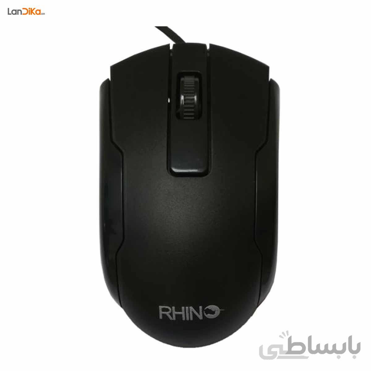 ماوس سیم دار RHINO مدل MR-100 ا RHINO Wired Mouse Model MR-100