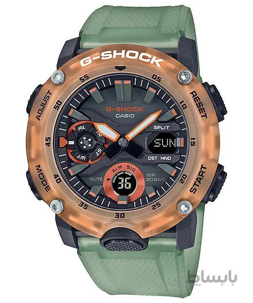 ساعت مچی اسپرت کاسیو جی شاک مدل GA-2000HC-3ADR