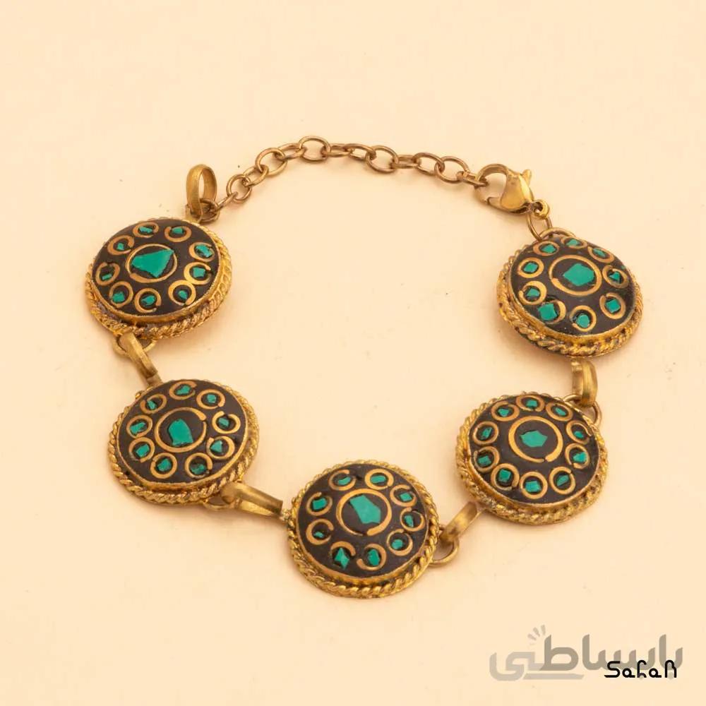 دستبند هندی سنگی مدل نپالی