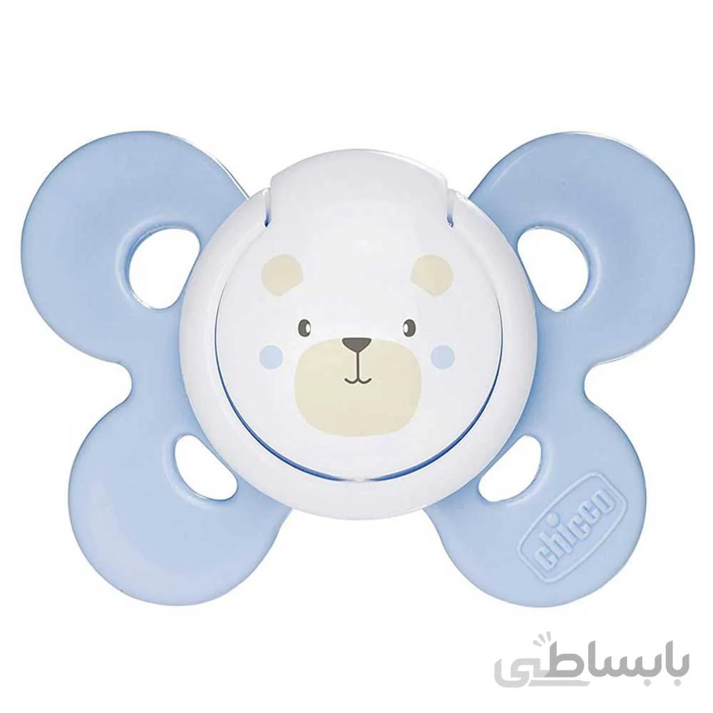 پستانک فیزیو کامفورت چیکو سیلیکون مناسب نوزادان از بدو تولد ا Chicco Physio Comfort Pacifier Silicone 0m