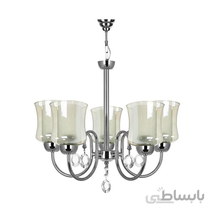لوستر پنج شعله چشمه نور کد a811 5