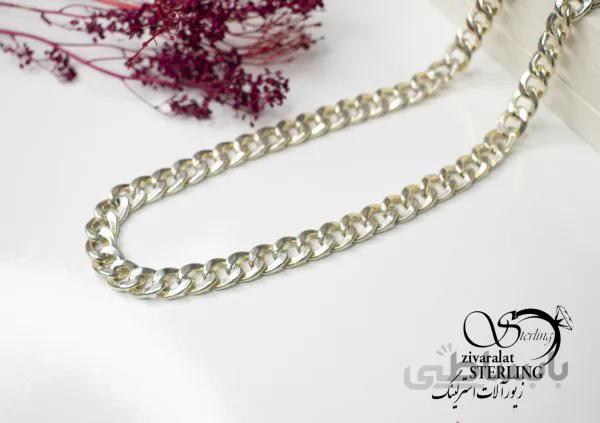 زنجیر نقره کد 5334