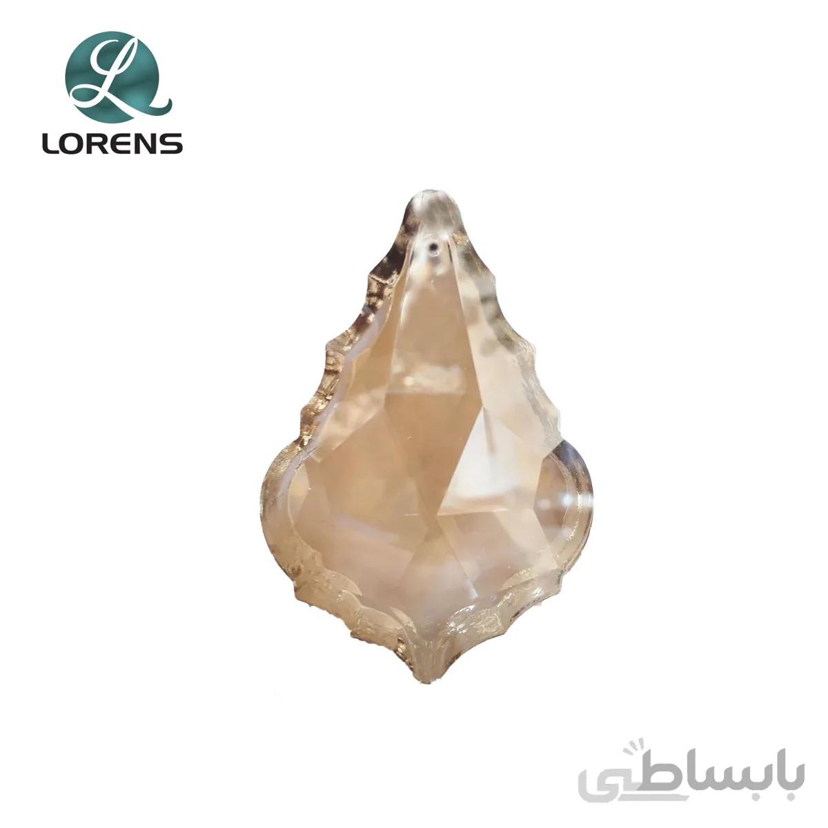 اویز برگی یک رو شامپاین
