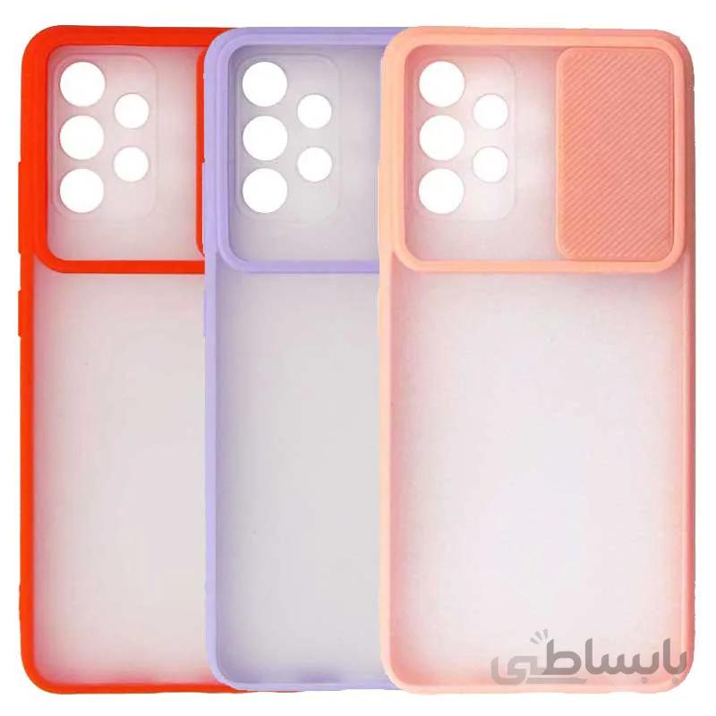 قاب PC مات محافظ لنز دار کشویی سامسونگ A32 5G