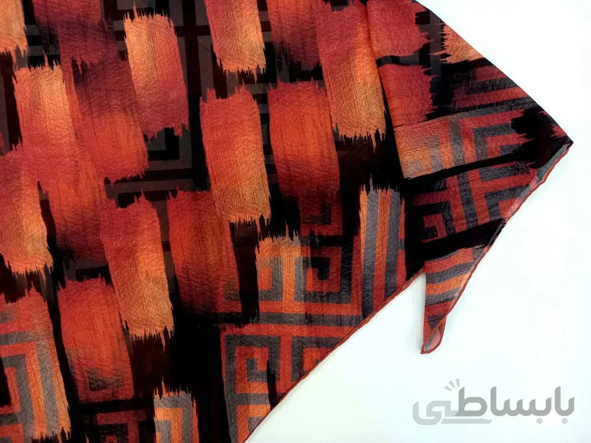 روسری طرح دار کد 124 ابی