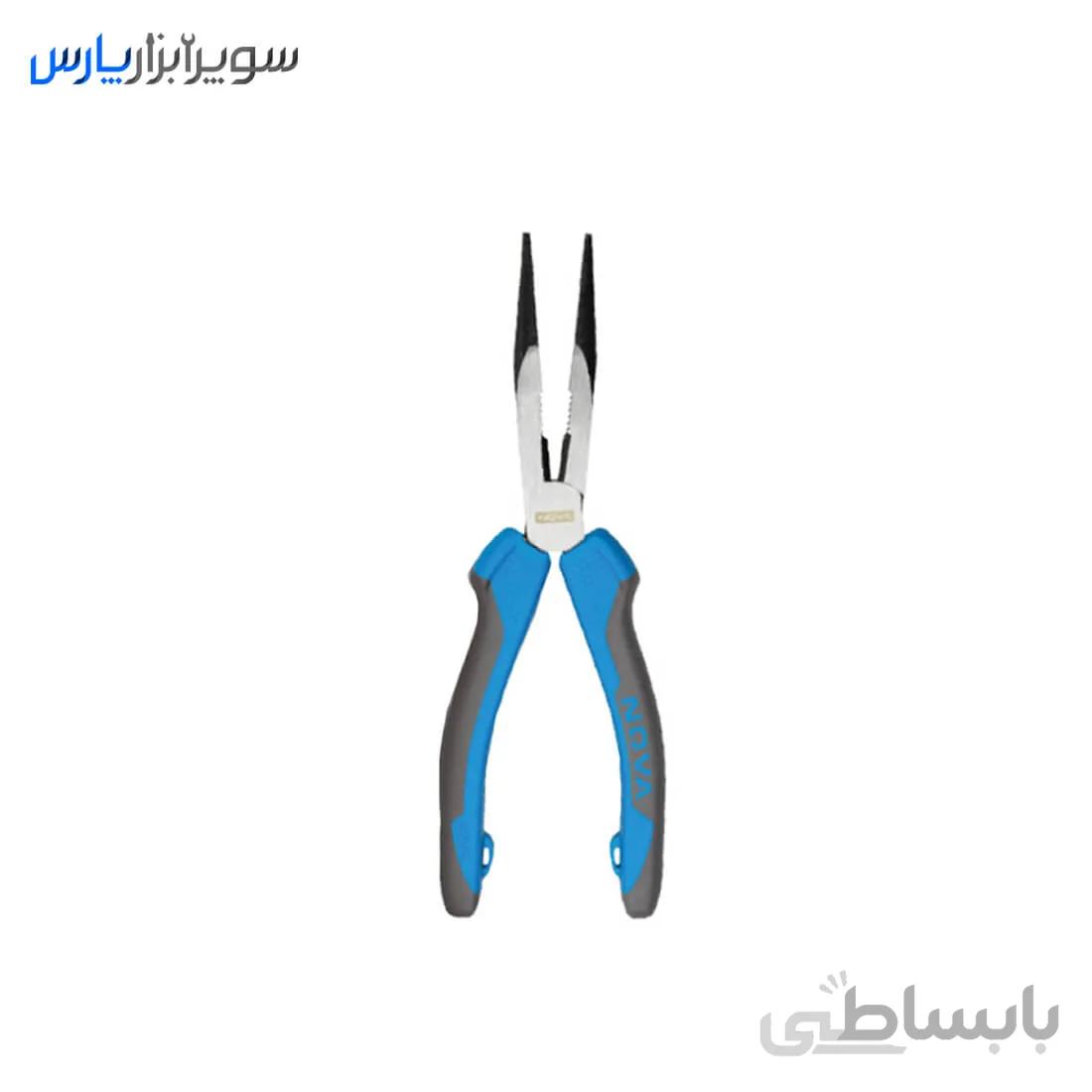 انبر دم باریک نووا مدل NTP8009 ا Nova Snipe Nose Side Cutting Plier Model NTP8009