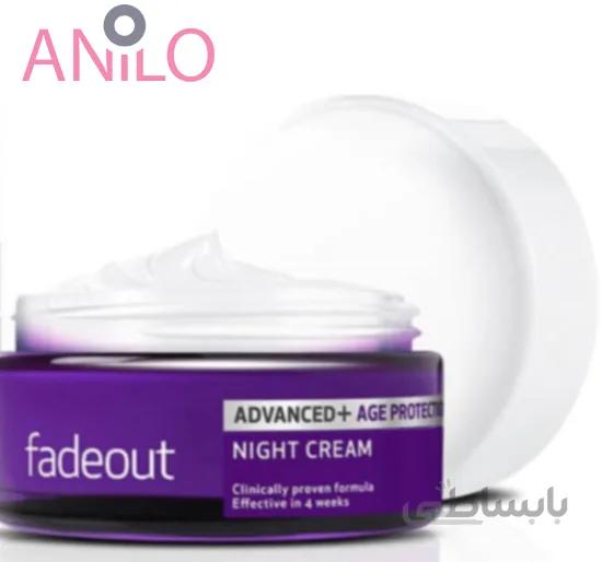 کرم ضد چروک و روشن کننده شب فیداوت مدل ADVANCED+AGE PROTECTION حجم 50 میل
