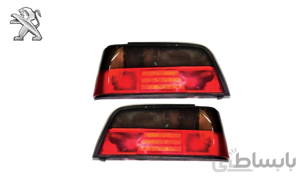 چراغ خطر عقب جفت پژو پارس دودی تیره