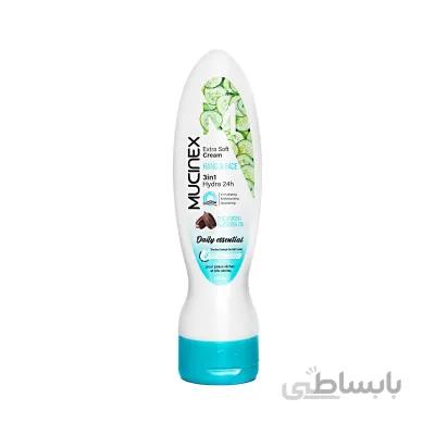 کرم آبرسان حاوی عصاره خیار ماسینکس ظرفیت 200 میلی لیتر ا Mucinex Cucumber Hydrating Cream 200 ml