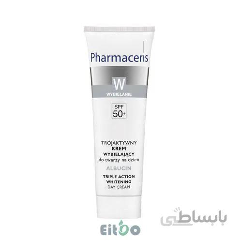 کرم شب ضد لک قوی آلبوسین اینتنسیو Pharmaceris ا Pharmaceris Intensive skin lightening cream for Night care Albucin-Intensive