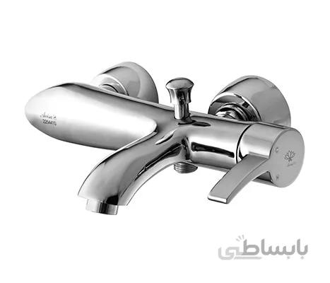 شیر حمام آویسا مدل لوتوس کروم