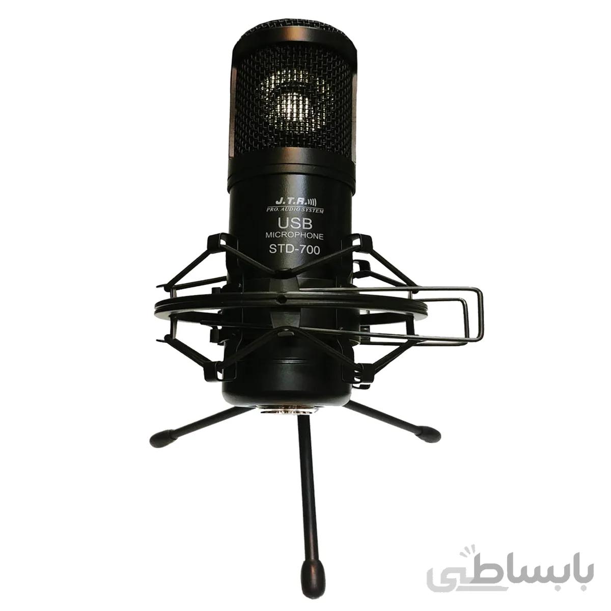 میکروفن کاندنسر جی تی آر مدل STD 700 ا JTR STD700 USB Studio Condenser Microphone