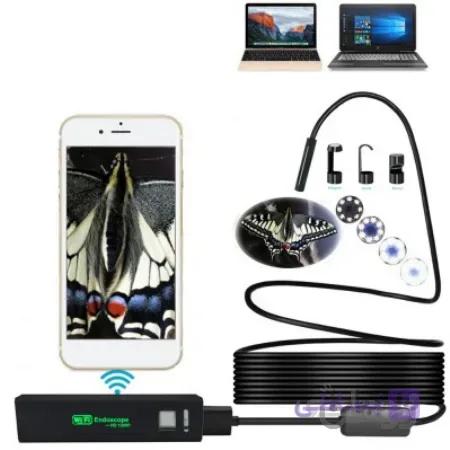 دوربین کابلی یا بروسکوپ نیمه سخت QO8-7m WiFi