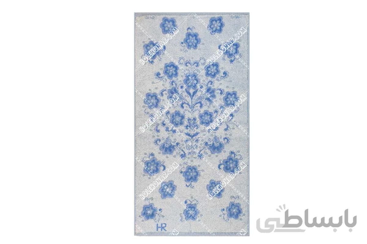 حوله دست و صورت بزرگ هنر طرح گل یخ