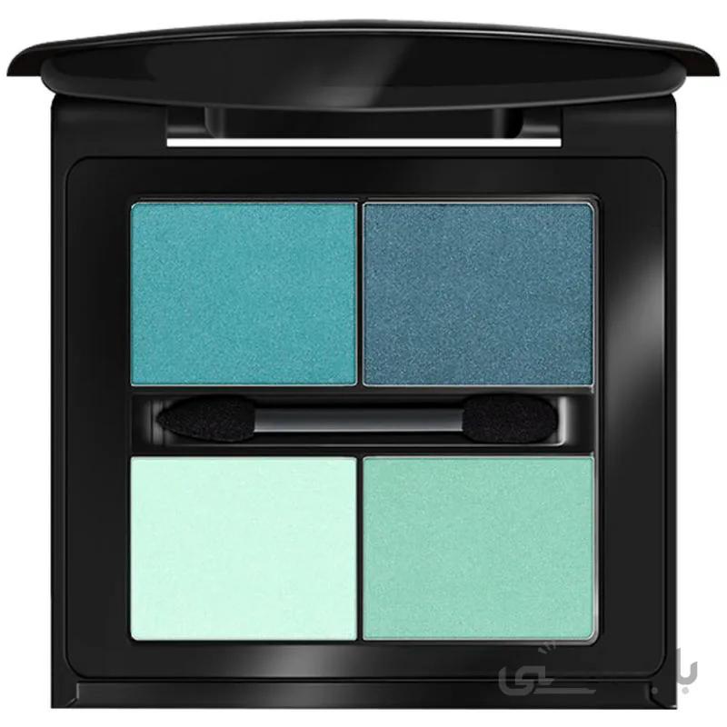 پالت سایه چشم 4 رنگ اینلی مدل آبی فیروزه شماره 50 ا Inlay soft touch eyeshadow-Vivid Blue No.50