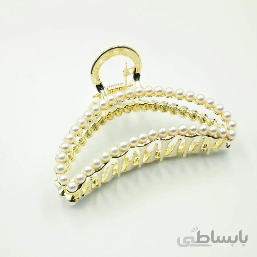 کلیپس فلزی مرواریدی کد c106