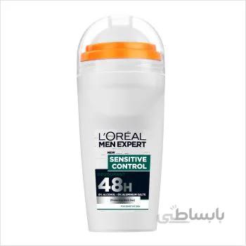 مام ضد تعریق لورئال مردانه ۵۰ میل مدل Sensitive control ( کنترل حساس ) – همراه با مانگاری ۴۸ ساعته