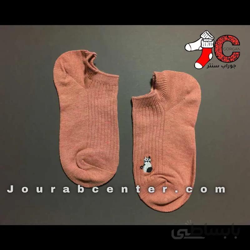 جوراب ساق کوتاه کبریتی گربه (زیرقوزکی)